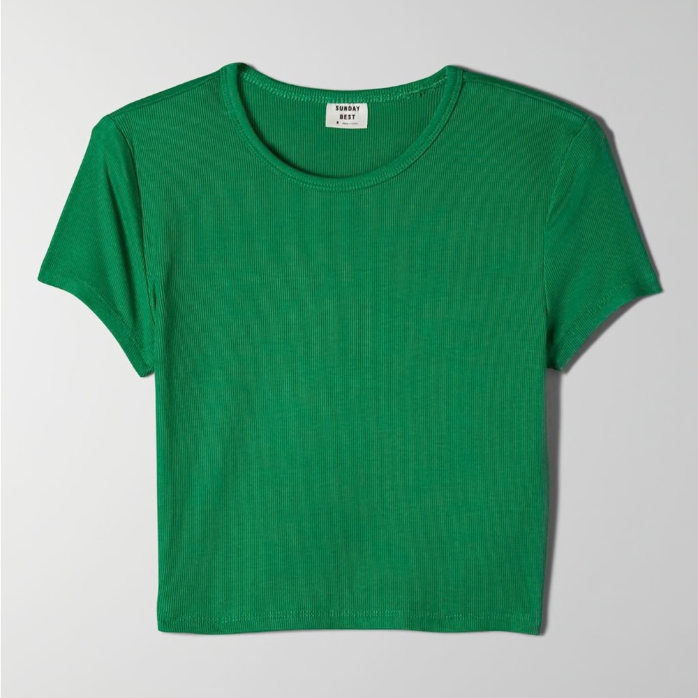 Aritzia Sunday Best Bliss Cropped T-shirt